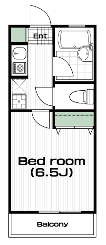 武蔵小金井駅の賃貸 60,000円 間取り図