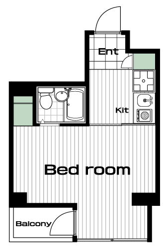 用賀駅の賃貸 60,000円 間取り図