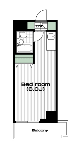 新大塚駅の賃貸 66,000円 間取り図