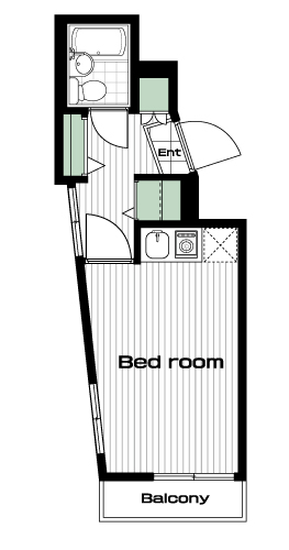 椎名町駅の賃貸 63,000円 間取り図