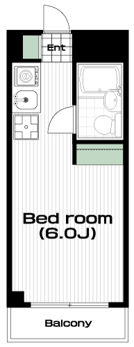 国分寺駅の賃貸 45,000円 間取り図