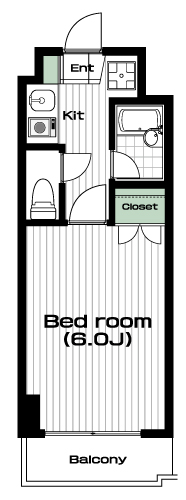 梶が谷駅の賃貸 63,000円 間取り図