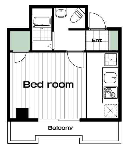 白楽駅の賃貸 62,000円 間取り図