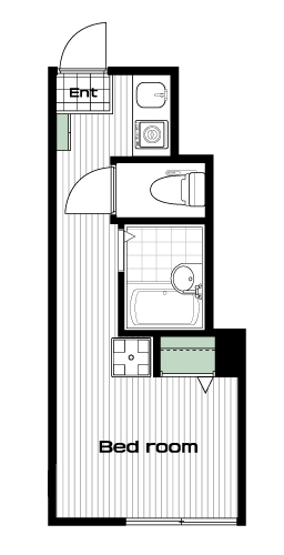 地下鉄成増駅の賃貸 64,000円 間取り図
