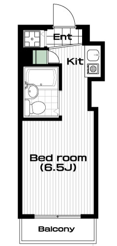 和田町駅の賃貸 35,000円 間取り図