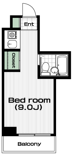 千歳烏山駅の賃貸 50,000円 間取り図