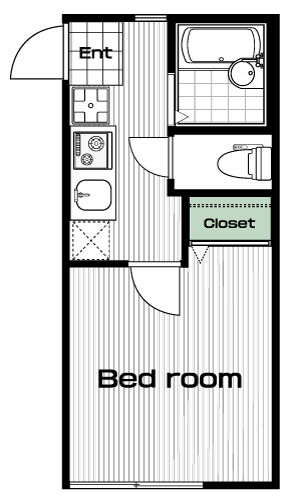千歳烏山駅の賃貸 71,000円 間取り図