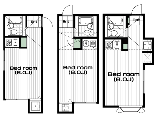 読売ランド前駅の賃貸 33,000円 間取り図