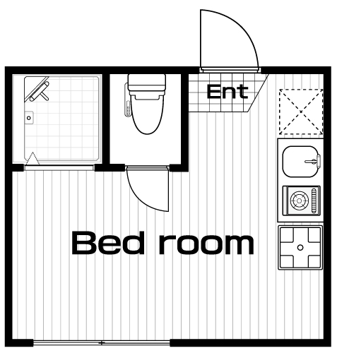 蒲田駅の賃貸 50,000円 間取り図