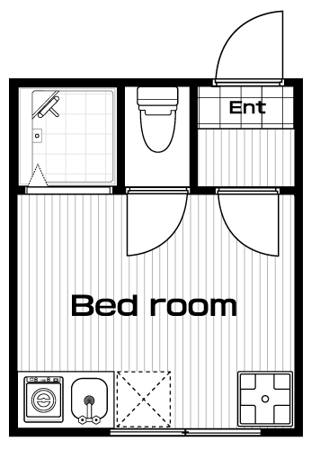 二子玉川駅の賃貸 50,000円 間取り図