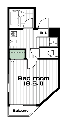 上板橋駅の賃貸 71,000円 間取り図