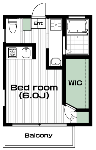 田無駅の賃貸 64,000円 間取り図