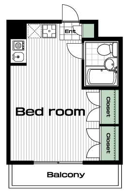 向ヶ丘遊園駅の賃貸 42,500円 間取り図