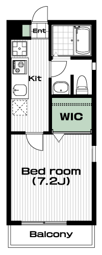 三ツ沢上町駅の賃貸 51,000円 間取り図