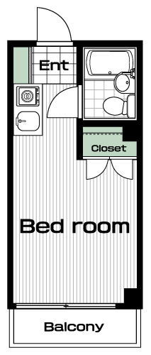 つつじヶ丘駅の賃貸 54,000円 間取り図
