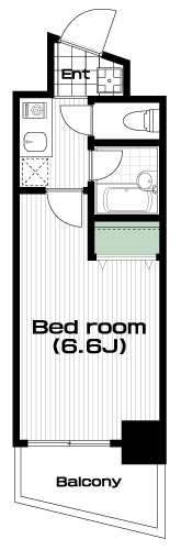 新宿駅の賃貸 94,000円 間取り図