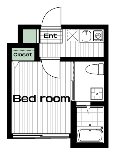 吉祥寺駅の賃貸 73,000円 間取り図