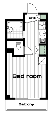 ときわ台駅の賃貸 58,000円 間取り図