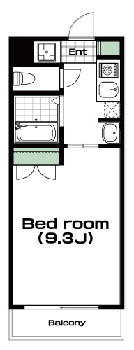 柴崎駅の賃貸 54,000円 間取り図