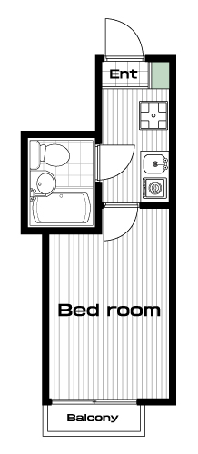 北千住駅の賃貸 53,000円 間取り図
