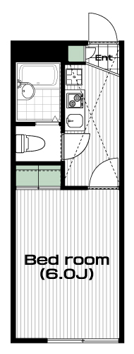 西八王子駅の賃貸 56,000円 間取り図