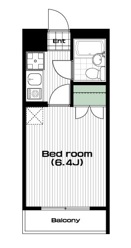 十条駅の賃貸 49,500円 間取り図