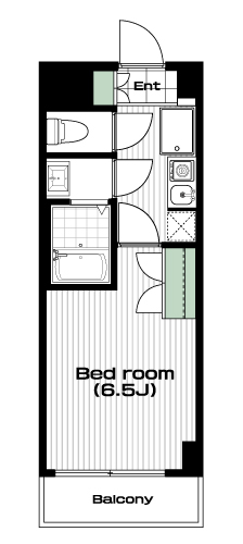 ふじみ野駅の賃貸 51,000円 間取り図