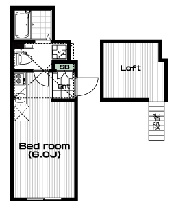 新百合ヶ丘駅の賃貸 61,000円 間取り図