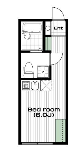 池袋駅の賃貸 67,000円 間取り図