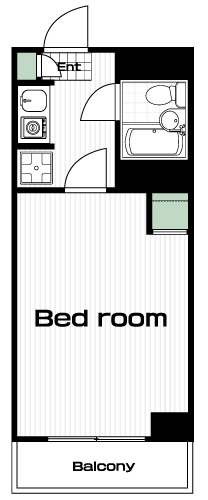 田無駅の賃貸 49,000円 間取り図