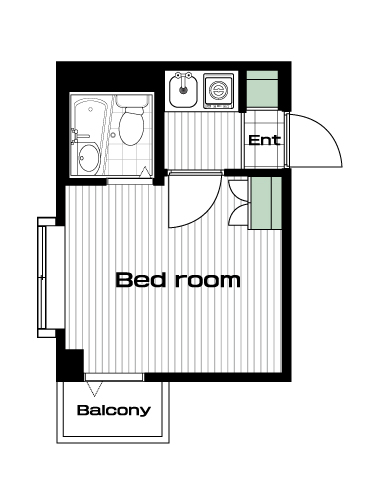 所沢駅の賃貸 33,000円 間取り図