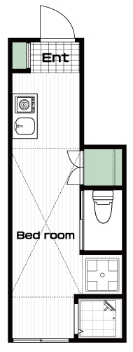 国分寺駅の賃貸 47,000円 間取り図
