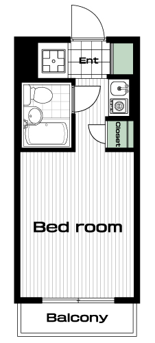 大岡山駅の賃貸 59,000円 間取り図