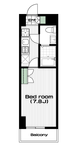 北戸田駅の賃貸 66,500円 間取り図