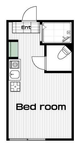 初台駅の賃貸 62,000円 間取り図