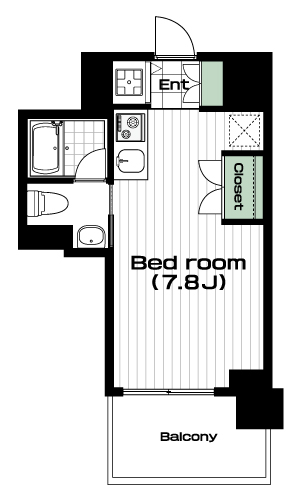 綱島駅の賃貸 94,000円 間取り図