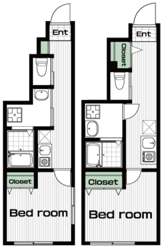 国分寺駅の賃貸 69,000円 間取り図