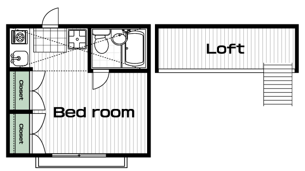 二子玉川駅の賃貸 50,000円 間取り図