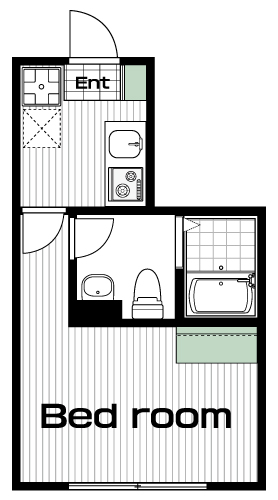 立川駅の賃貸 72,000円 間取り図