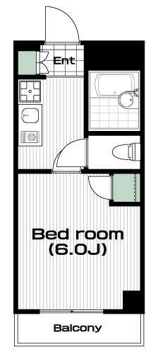 吉祥寺駅の賃貸 75,000円 間取り図