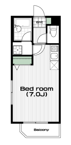 志村坂上駅の賃貸 76,000円 間取り図