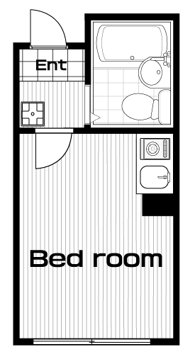 高円寺駅の賃貸 55,000円 間取り図