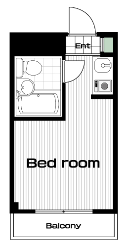 武蔵境駅の賃貸 58,000円 間取り図