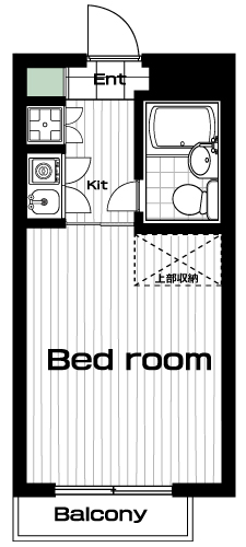 用賀駅の賃貸 56,000円 間取り図