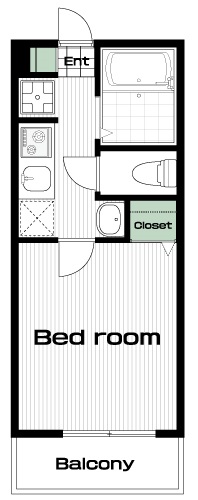 東小金井駅の賃貸 71,000円 間取り図