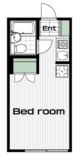 明大前駅の賃貸 60,000円 間取り図