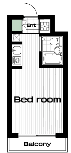 読売ランド前駅の賃貸 40,000円 間取り図