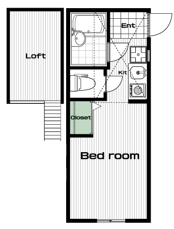 上星川駅の賃貸 50,000円 間取り図