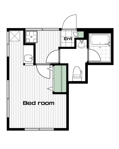 上板橋駅の賃貸 63,000円 間取り図