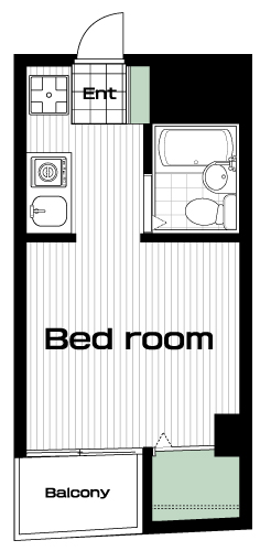 明大前駅の賃貸 55,000円 間取り図